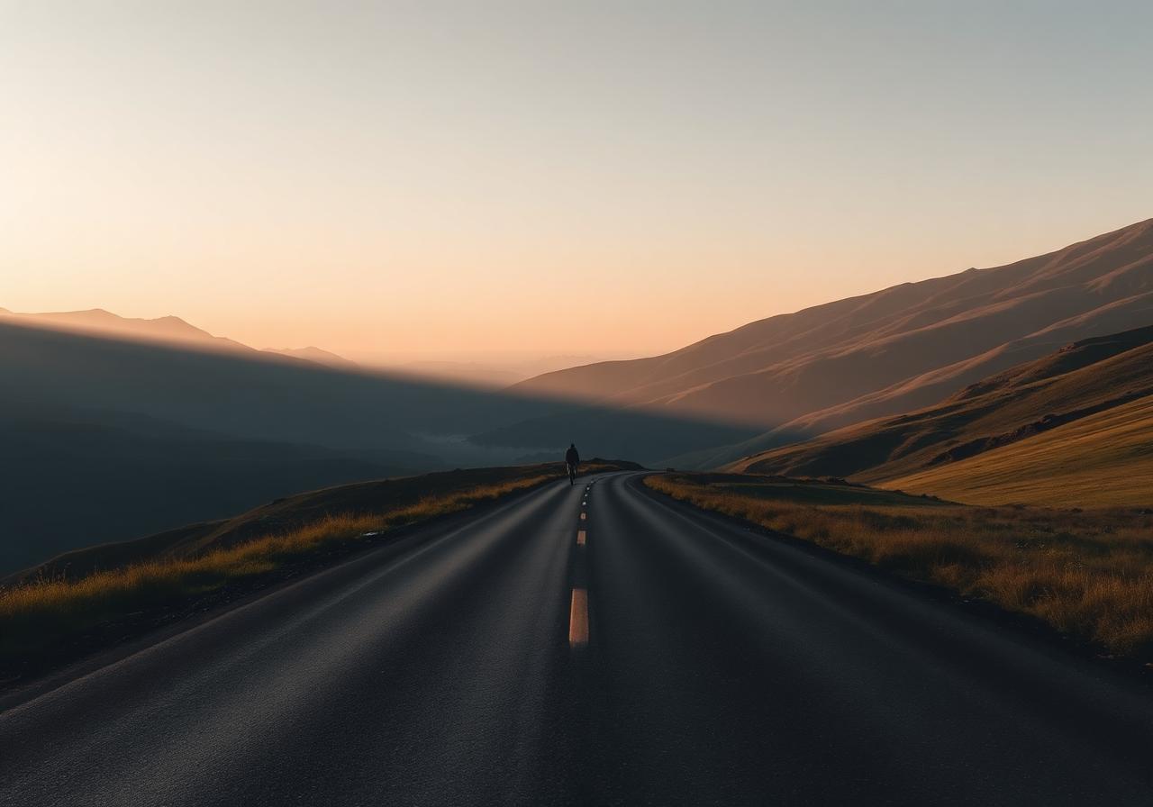 Fifty kilometres of thinking nothing